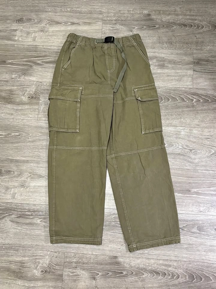 Zara Olive Green Cargo Pants