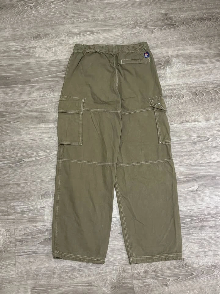 Zara Olive Green Cargo Pants - photo 2
