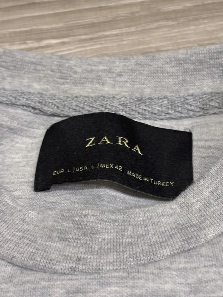 Zara Gray Crewneck Sweater - photo 3