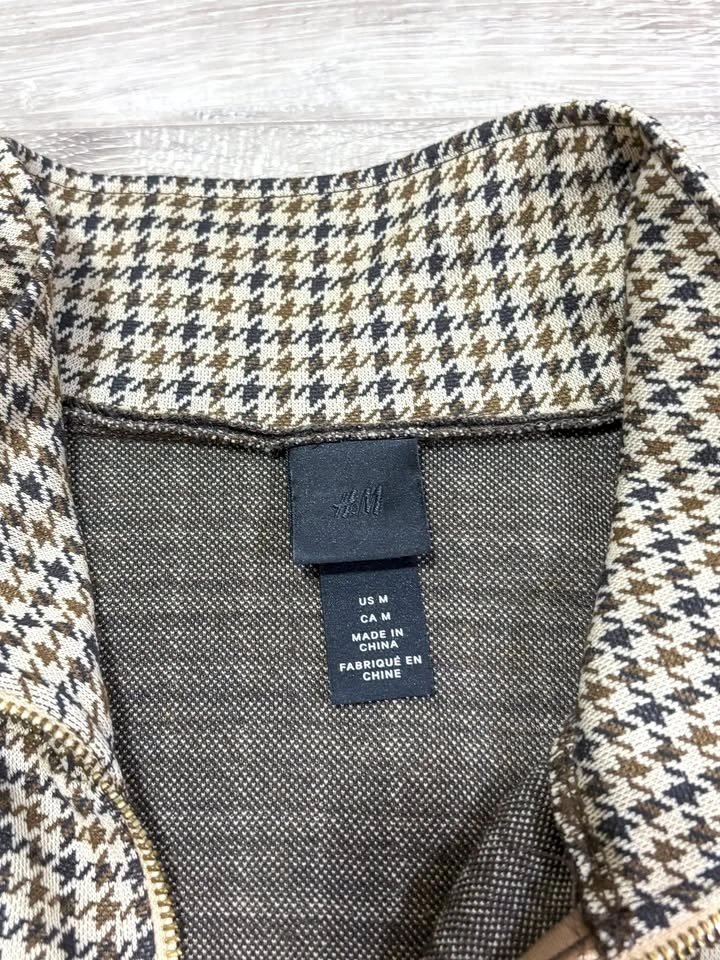 Houndstooth Retro H&M Track Jacket - photo 3