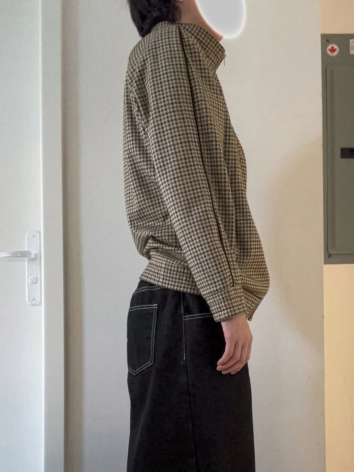 Houndstooth Retro H&M Track Jacket - photo 5