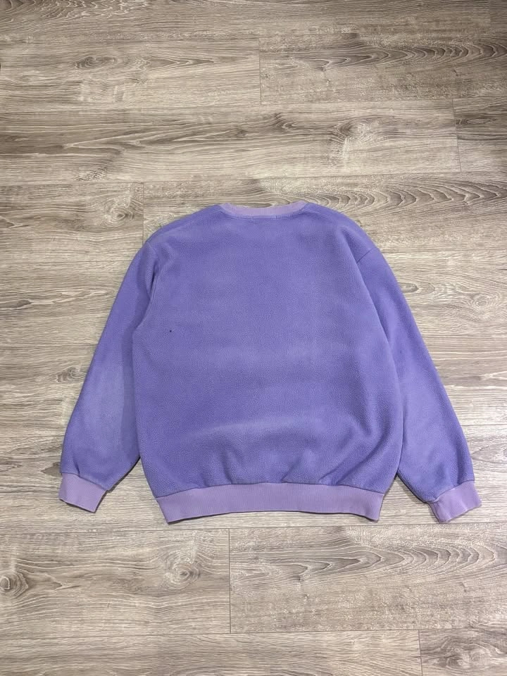 TopTen Korean Oversized Purple Fleece Sweater - photo 2
