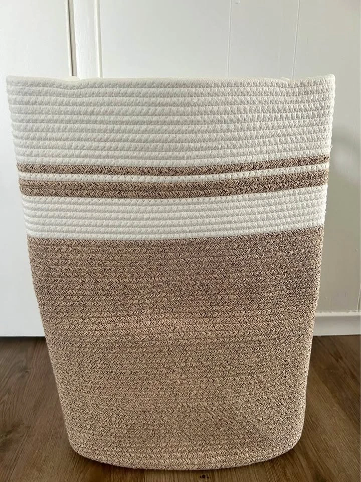 Cotton Rope Laundry Basket
