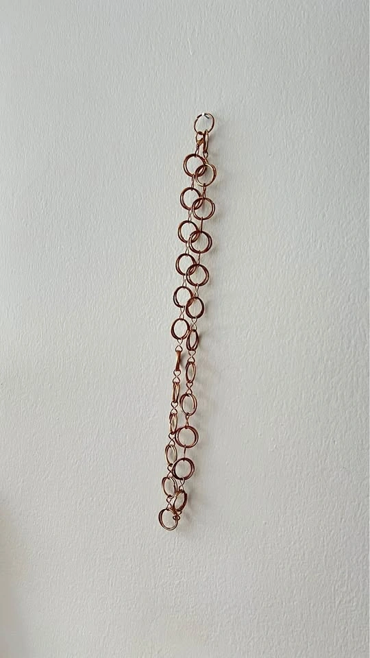 Gold-Toned Interlocking Ring Chain Belt