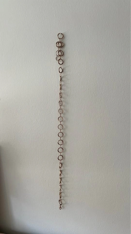 Gold-Toned Interlocking Ring Chain Belt - photo 5