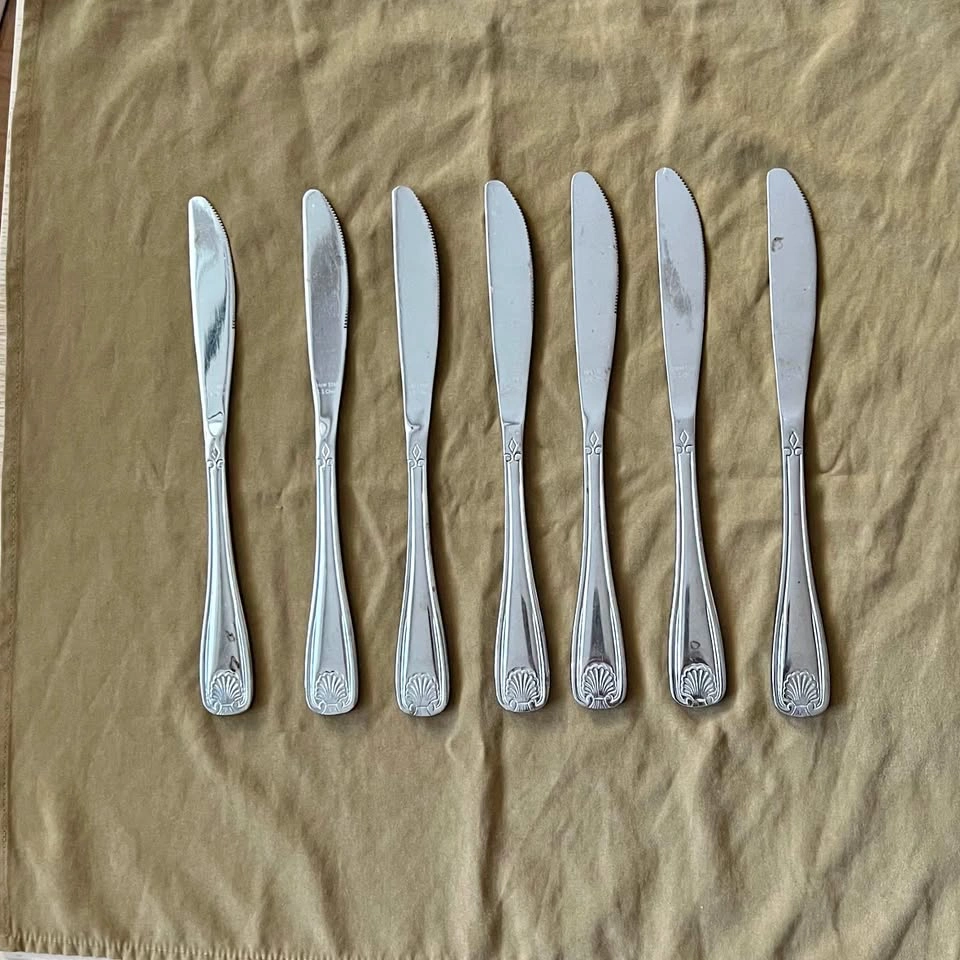 New Star Stainless Steel Dinner Knives - Set of 7