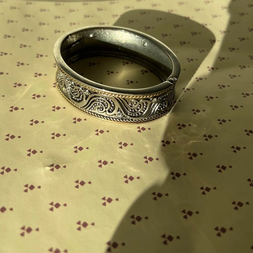 Bracelet Kim Rogers Silver and Gold toned cuff - photo 4