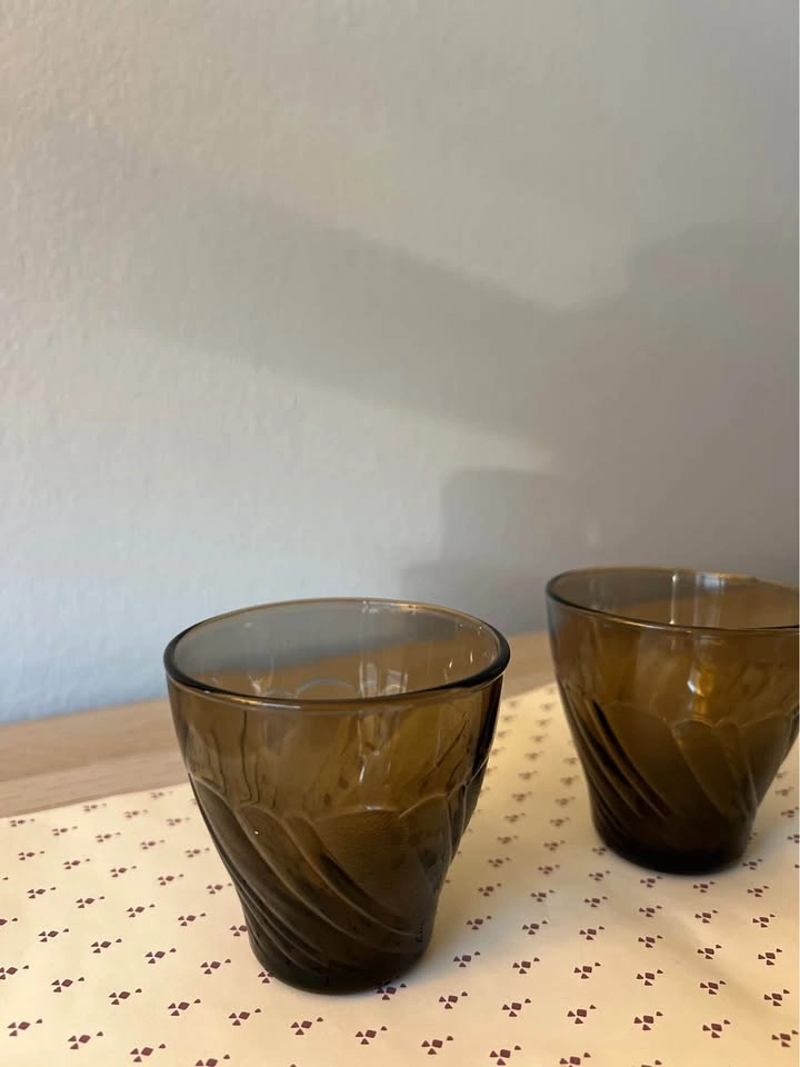 Two Vereco French Smoked Glasses - photo 3