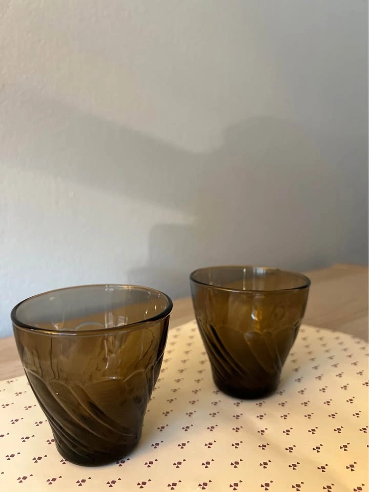 Two Vereco French Smoked Glasses - photo 5