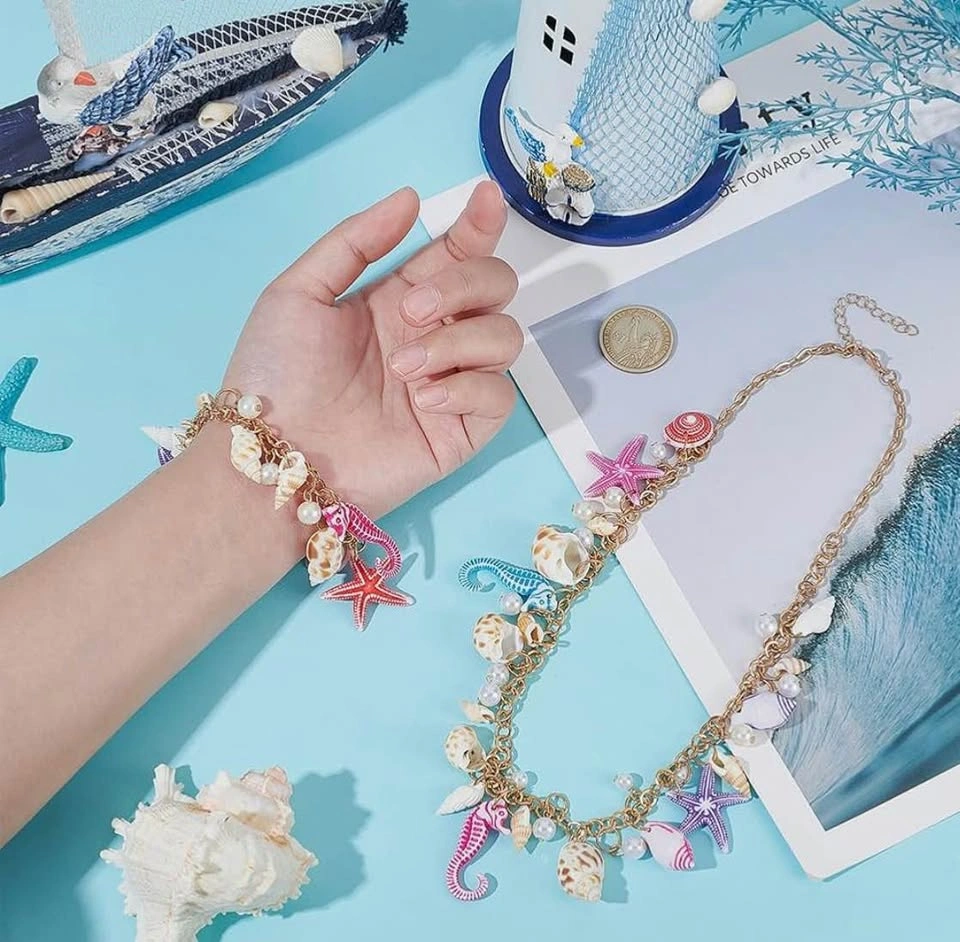🌊 Beach Seashell Bracelet & Necklace Set – $25 - photo 3