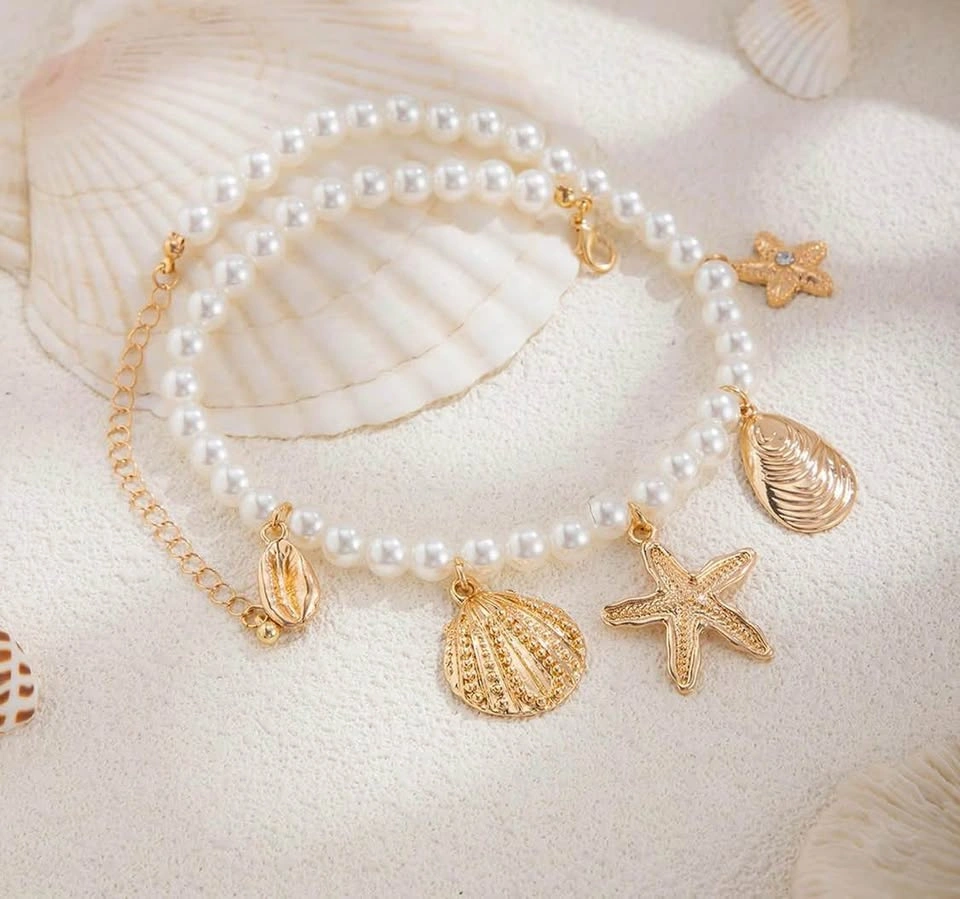 Pearl Ocean Charm Necklace – Blessed Vibe Strings - photo 3