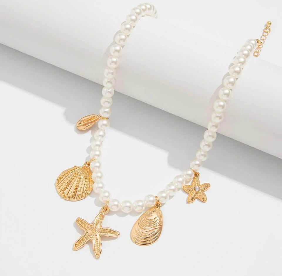 Pearl Ocean Charm Necklace – Blessed Vibe Strings - photo 4