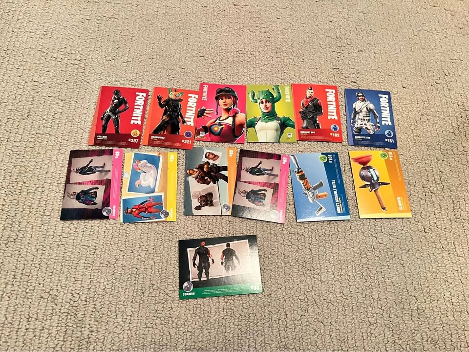 Fortnite card lot