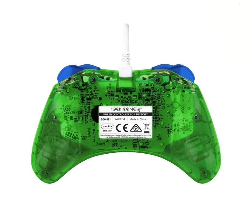 Rock Candy Wired Controller for Nintendo Switch, Luigi Lime NEW - photo 3