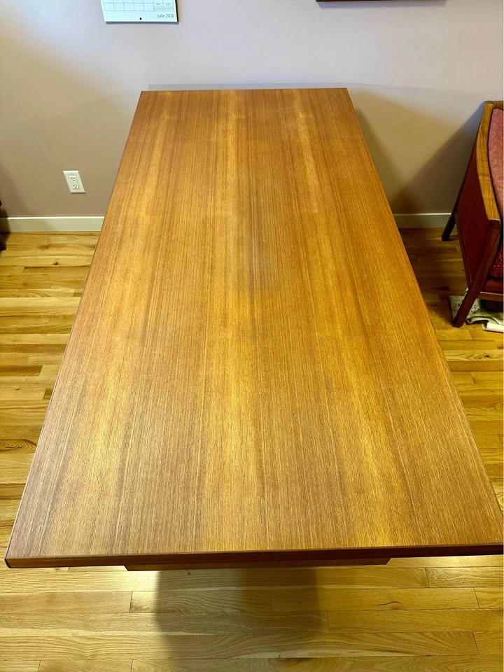 Mid Century Modern Teak Executive Desk - photo 3