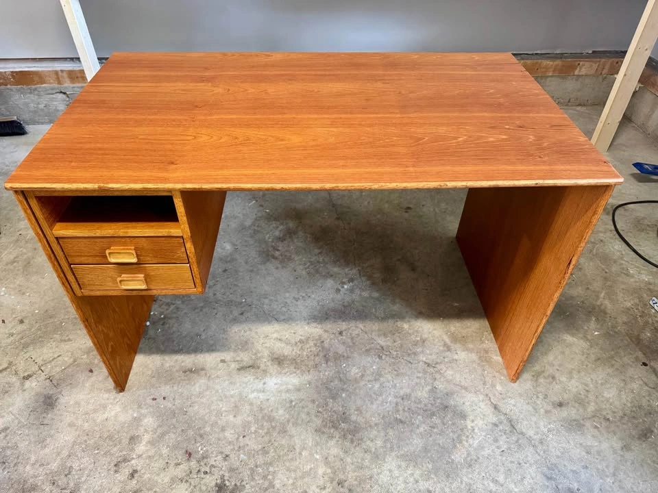 MCM Teak Desk - photo 2