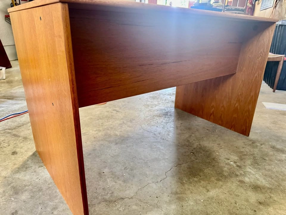MCM Teak Desk - photo 5