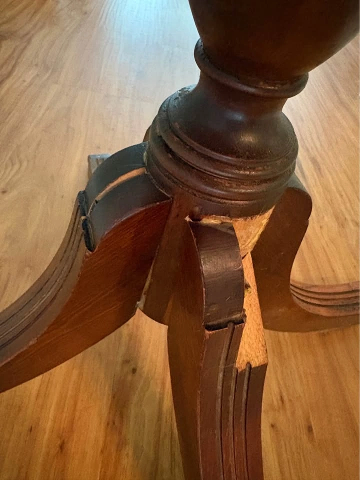 Antique Duncan Phyfe Mahogany Drum Table PROJECT. - photo 2