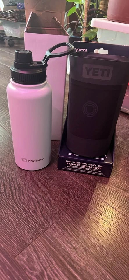 Brand New YETI Large Rambler Bottle Sling & Water Bottle Set - photo 2