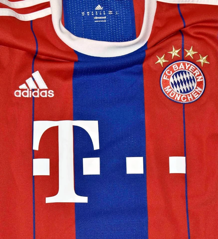 BAYERN MUNICH 2014-2015 HOME JERSEY ADIDAS Size M