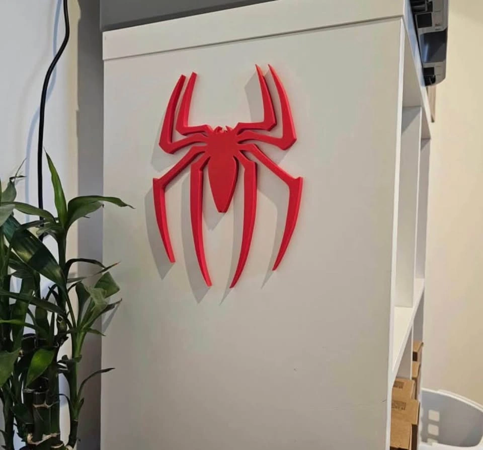 Spiderman spider logo decor figure - photo 2
