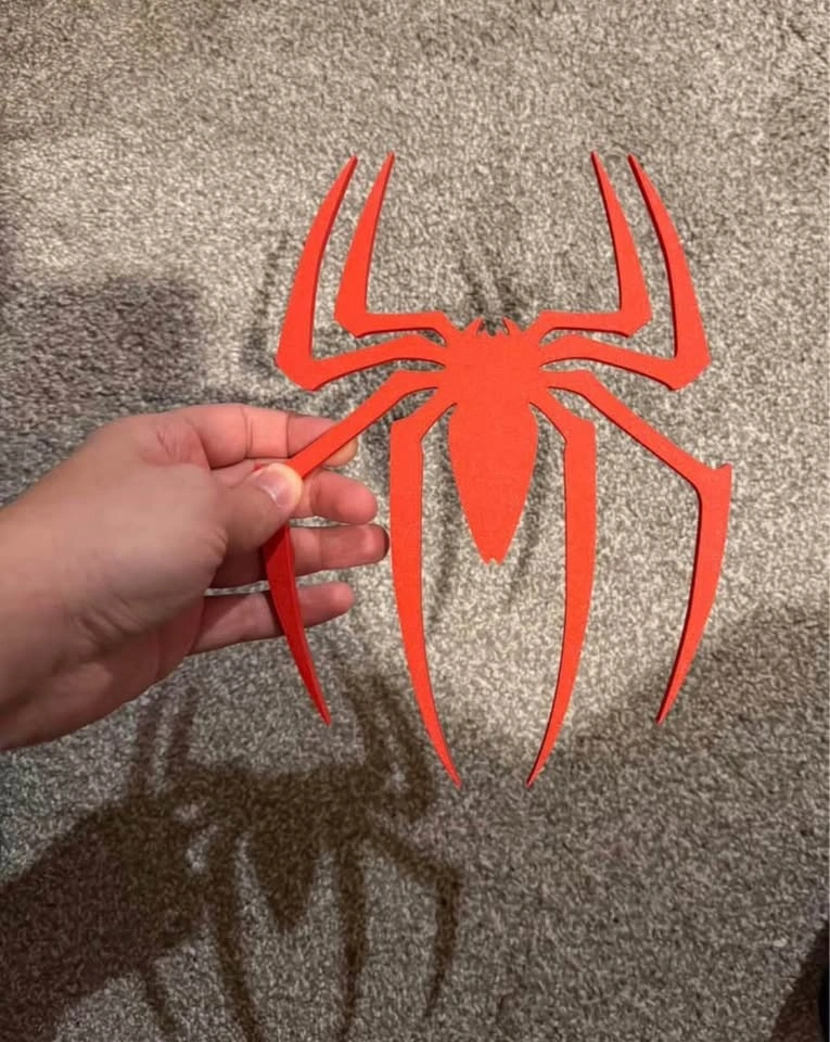 Spiderman spider logo decor figure - photo 3
