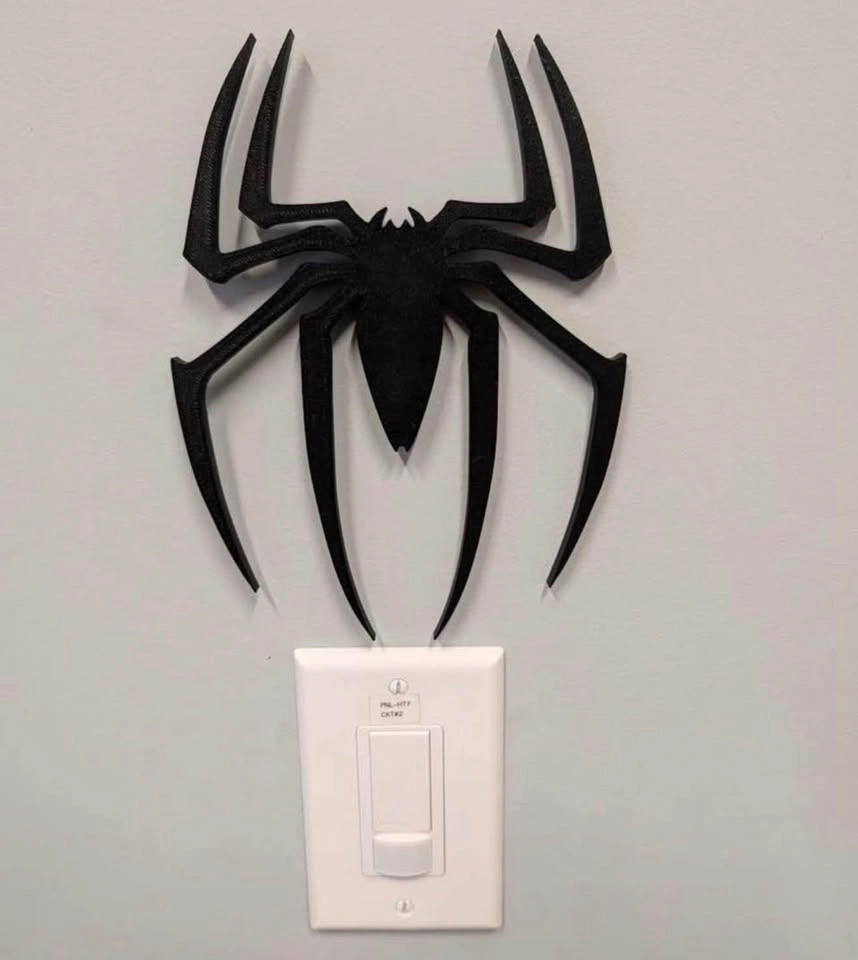 Spiderman spider logo decor figure - photo 4