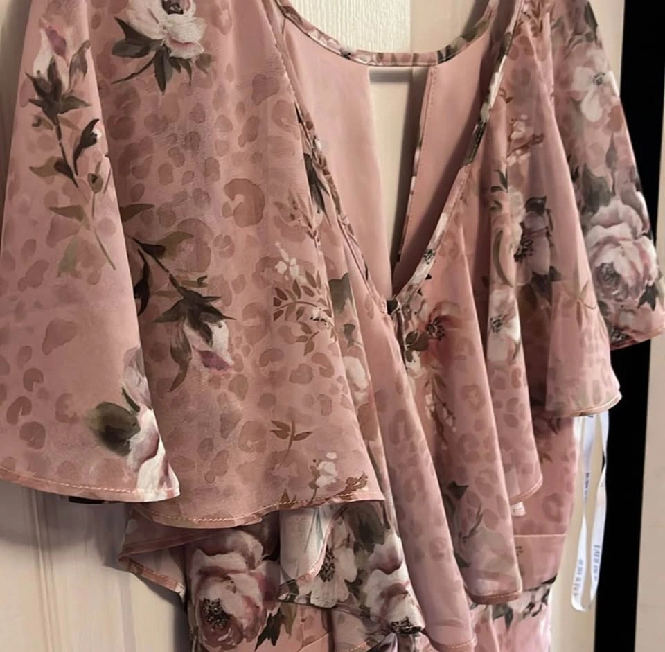 Evernew Melbourne Venice Flutter Sleeve Dress - photo 4