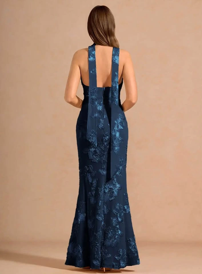 Navy maxi dress - photo 2