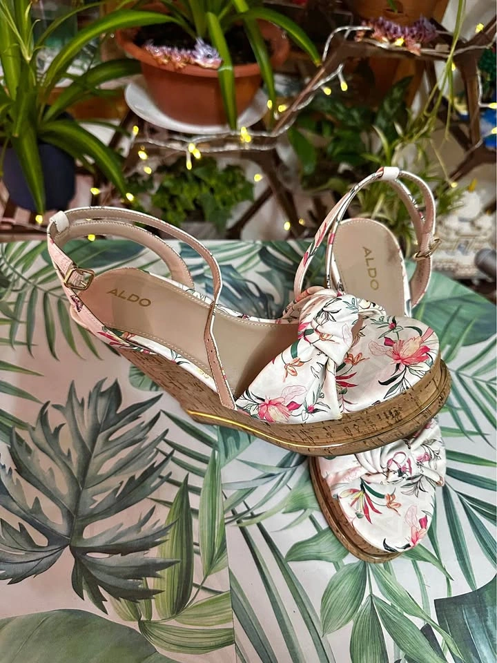 ALDO Floral Wedge Heels