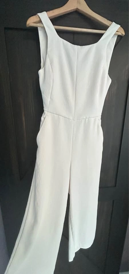 Aritzia Wilfred Ecoulement Cream Jumpsuit Size 4 - photo 3