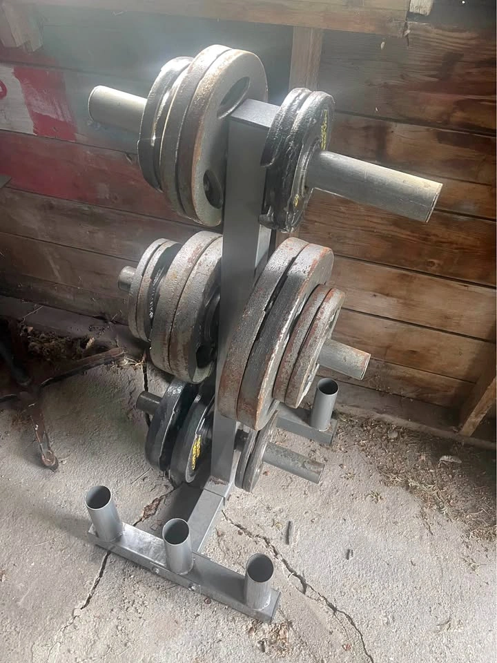 110 pounds of 2” plates