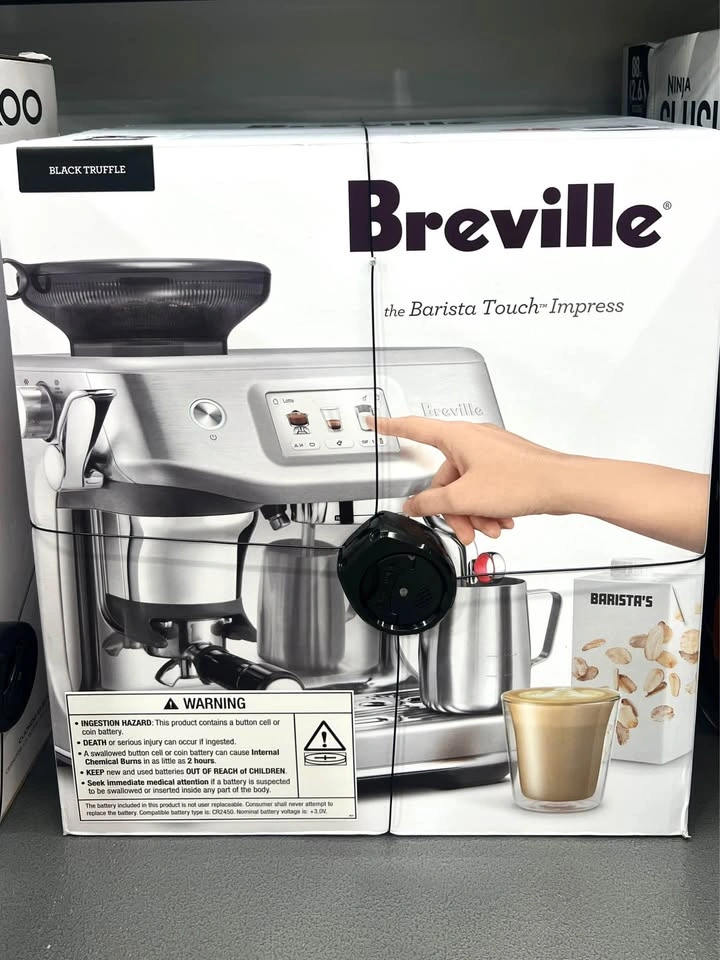 NEW Breville Barista Touch Impress Espresso Machine (Black Truff - photo 2