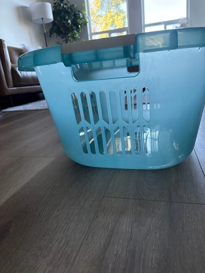 Pretty Blue Laundry Hamper - photo 2