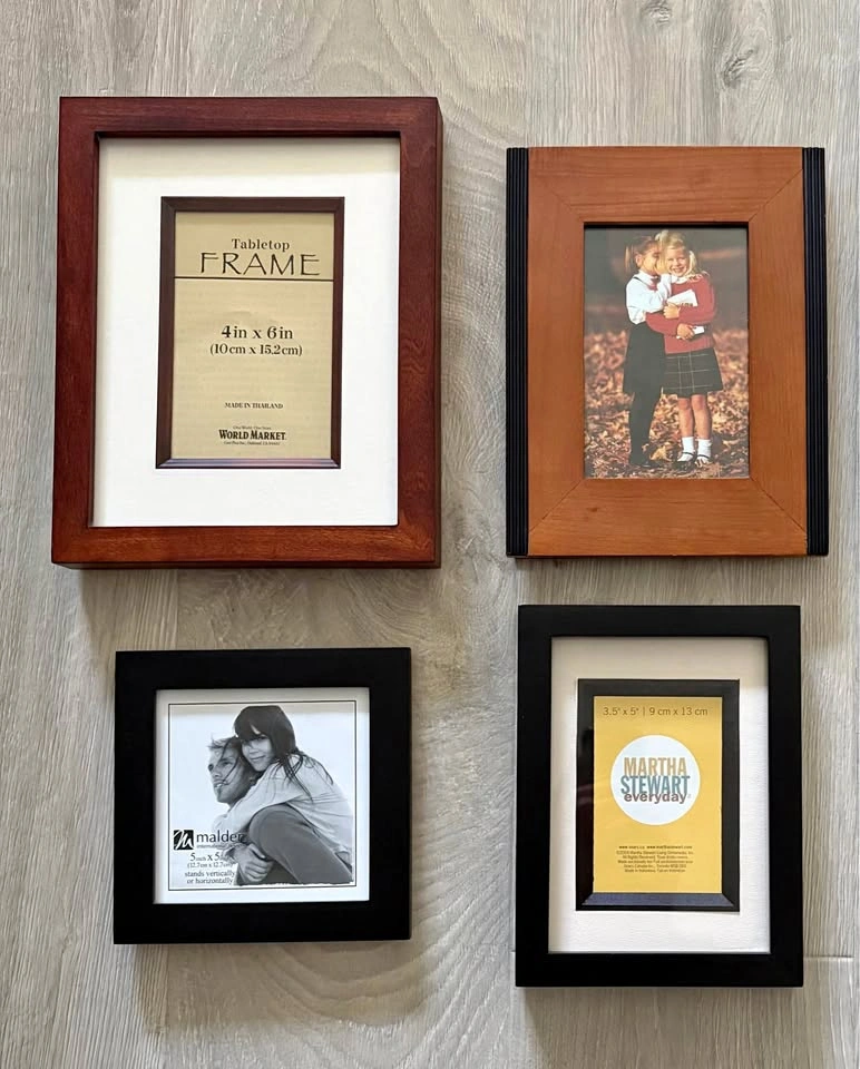 Wood Photo Frames: various sizes