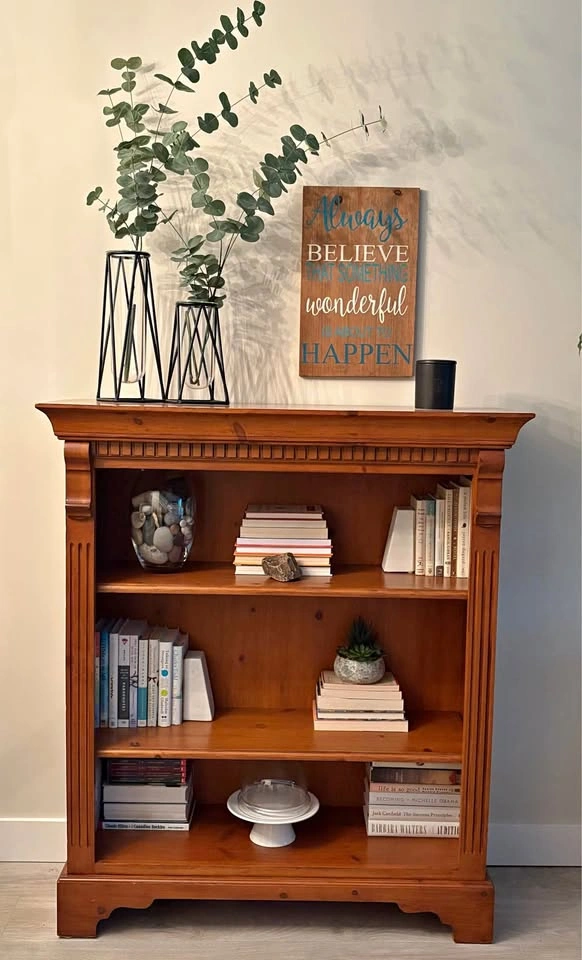 Solid Oak Bookshelf