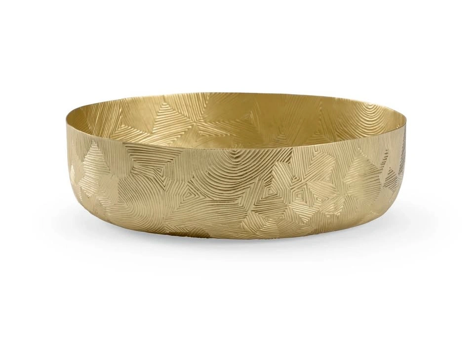 Palecek Chelsea House Round Marbleized Bowl