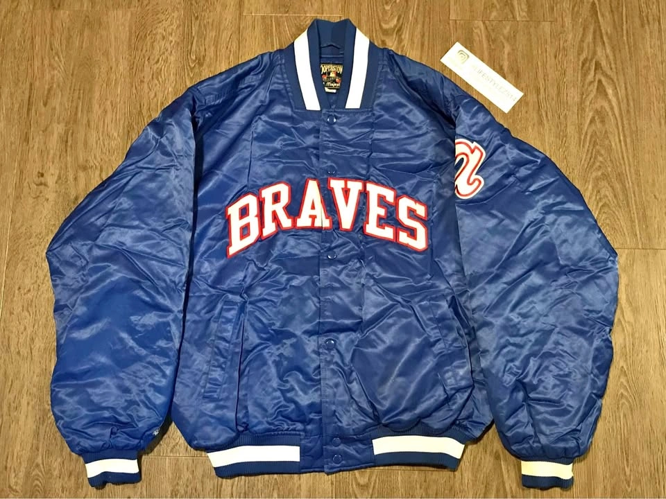 BNWT Majestic Cooperstown Collection Atlanta Braves Jacket