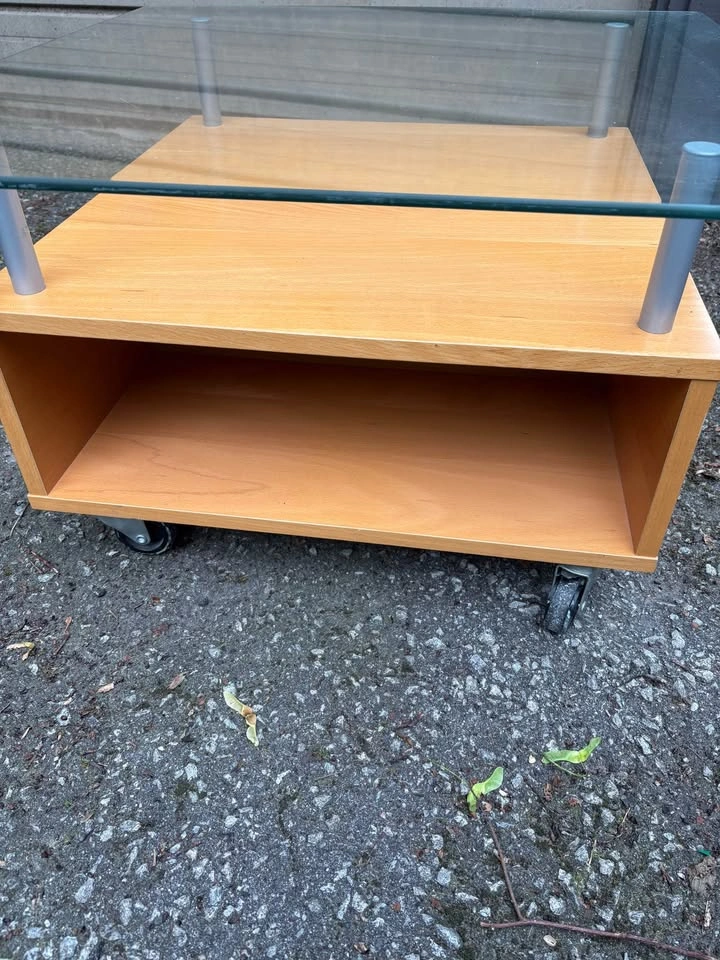 Indoor / outdoor glass top coffee table ⚽️ - photo 4