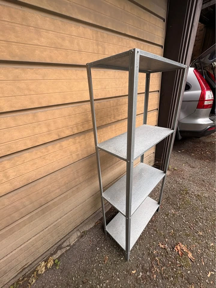 IKEA HYLLIS metal 4 shelf Unit ⚽️ - photo 2