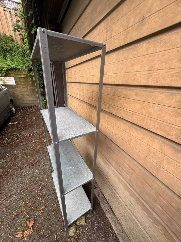 IKEA HYLLIS metal 4 shelf Unit ⚽️ - photo 3