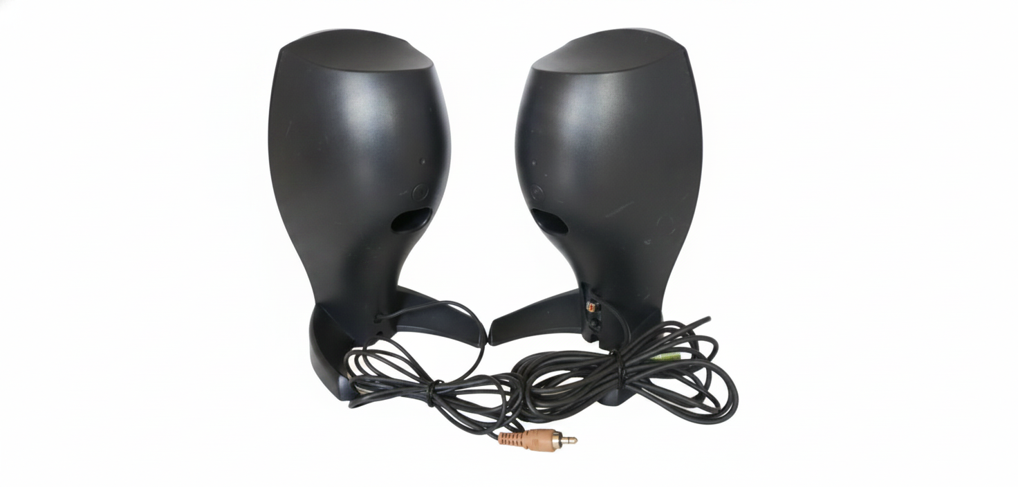 Harman Kardon HK206 Computer Speakers with AC Adapter Black - photo 4