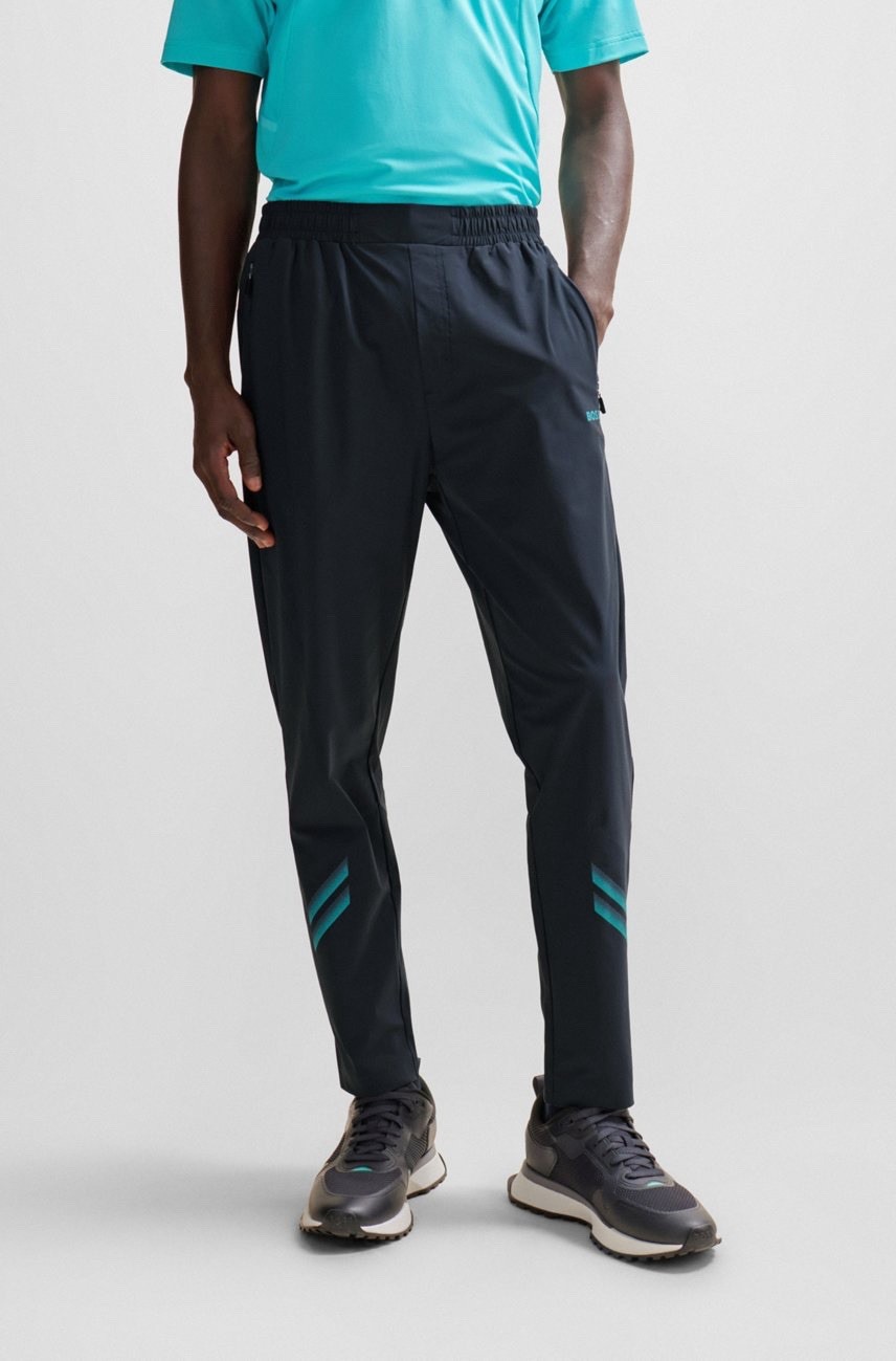 HUGO BOSS Regular Fit Sweatpants with Reflective Design