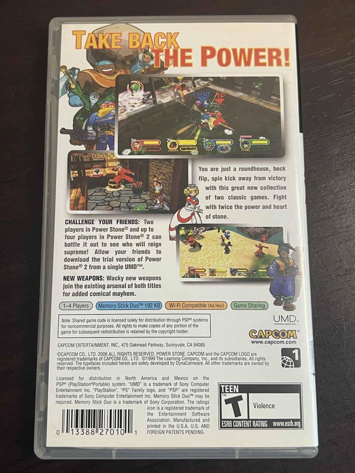 Power Stone Collection (Sony PlayStation PSP, 2006) Complete w/ - photo 2