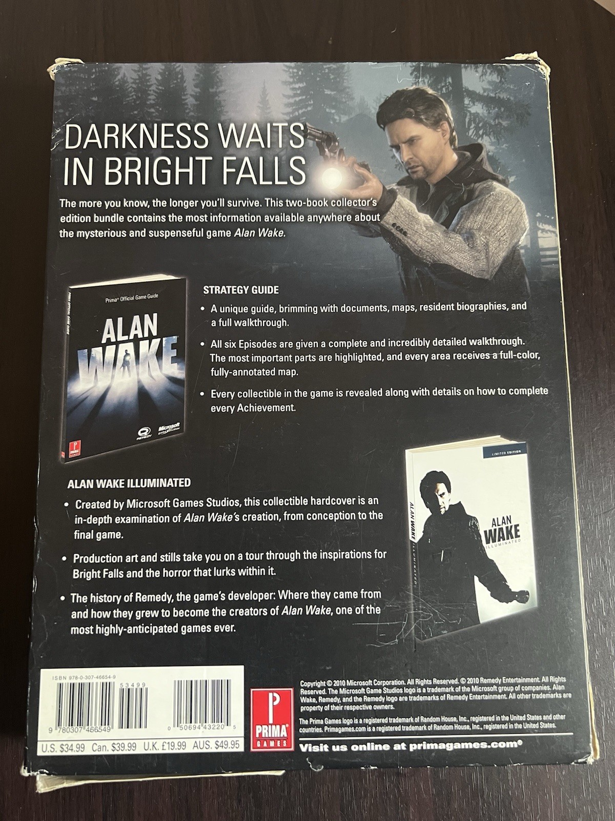 Alan Wake Collector's Edition OFFICIAL SURVIVAL BUNDLE Prima Gam - photo 2