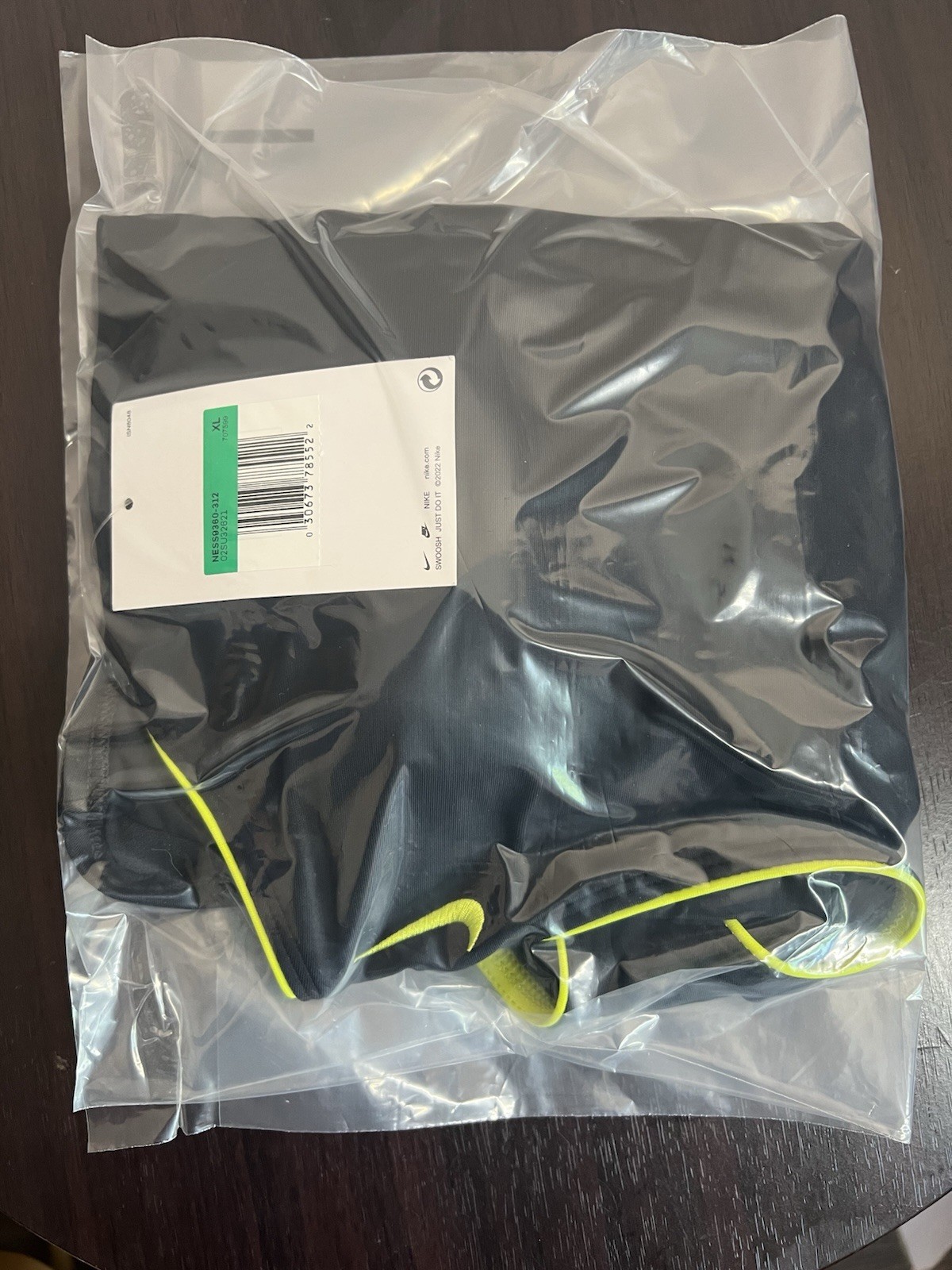 Nike Swim Women's Fastback One Piece Swimsuit Black Volt Green - photo 5