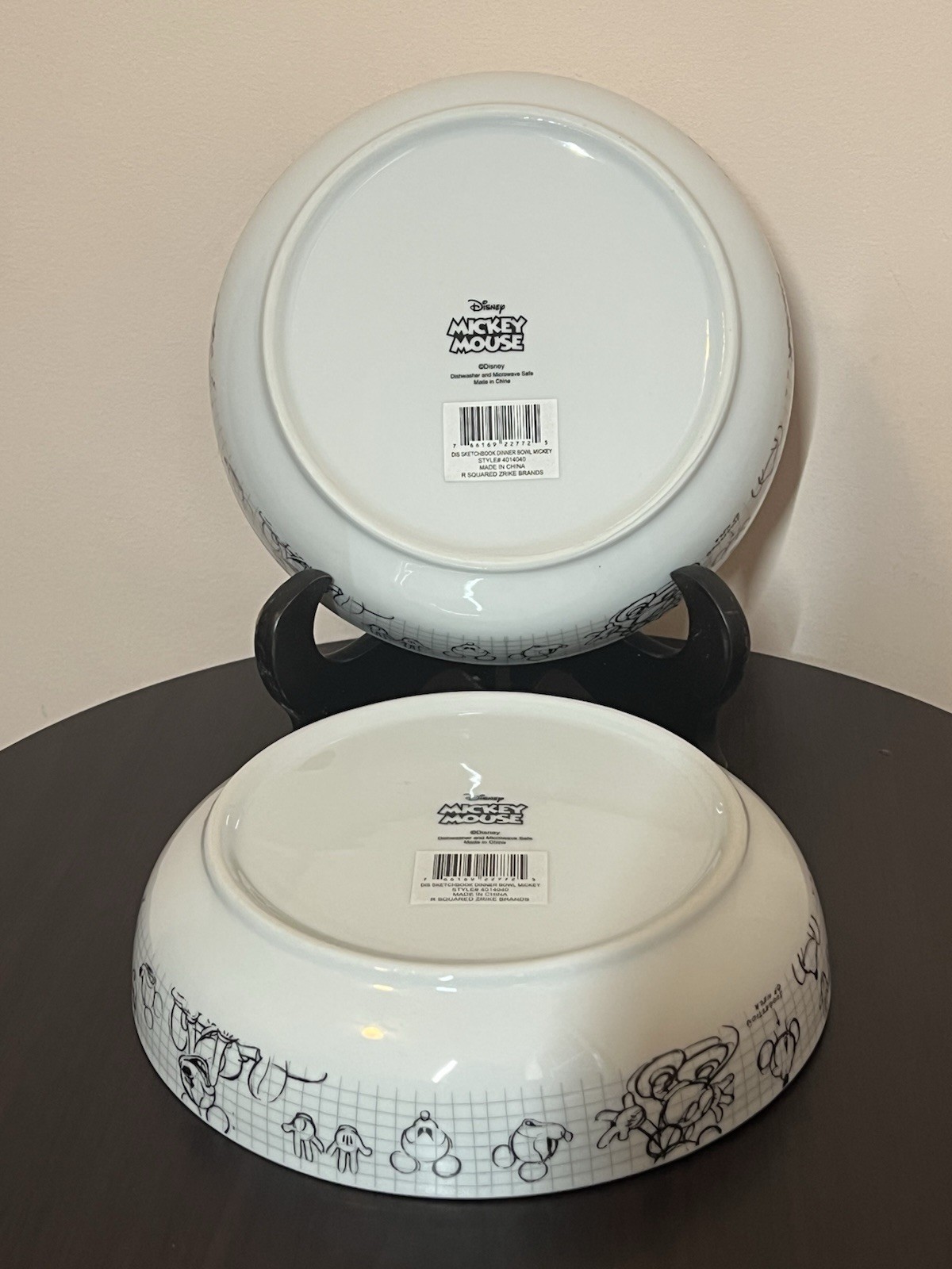 Disney Sketchbook Mickey Mouse Dinner, Pasta Bowls. Set Of 2 - photo 2
