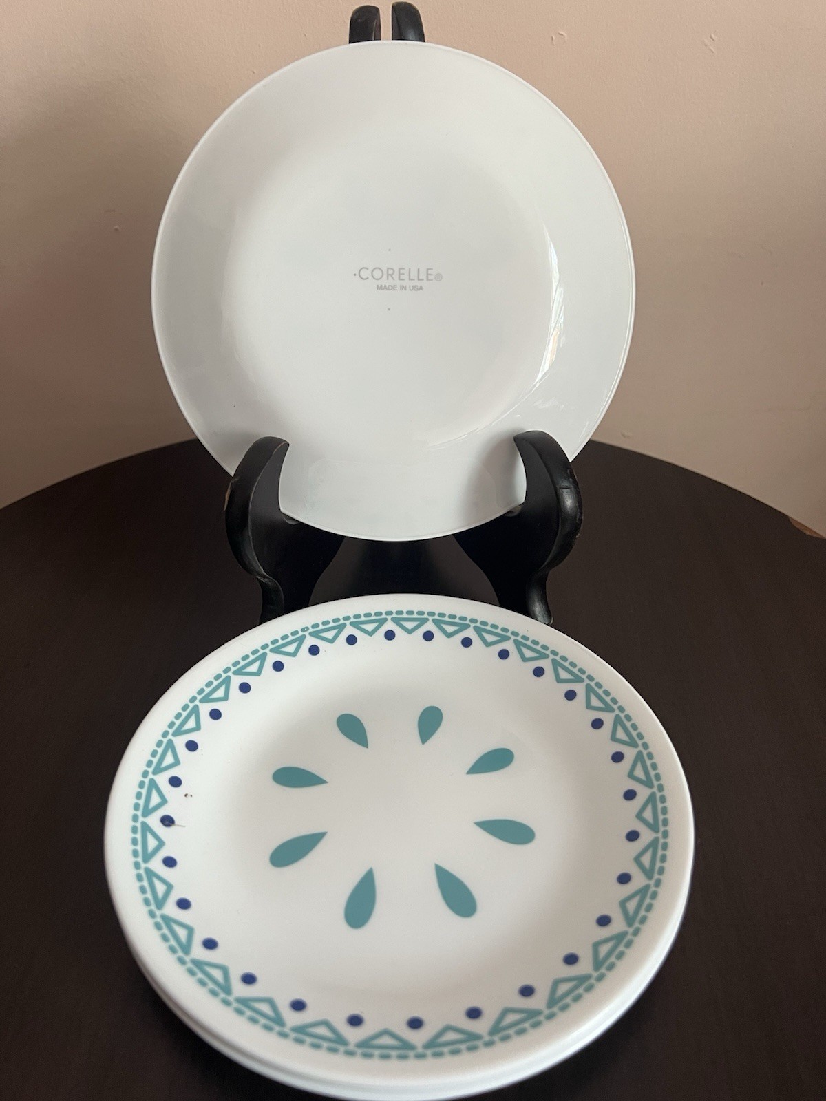 Corelle Santorini Appetizer Plates 6.5 Inches Set of 4 New - photo 2