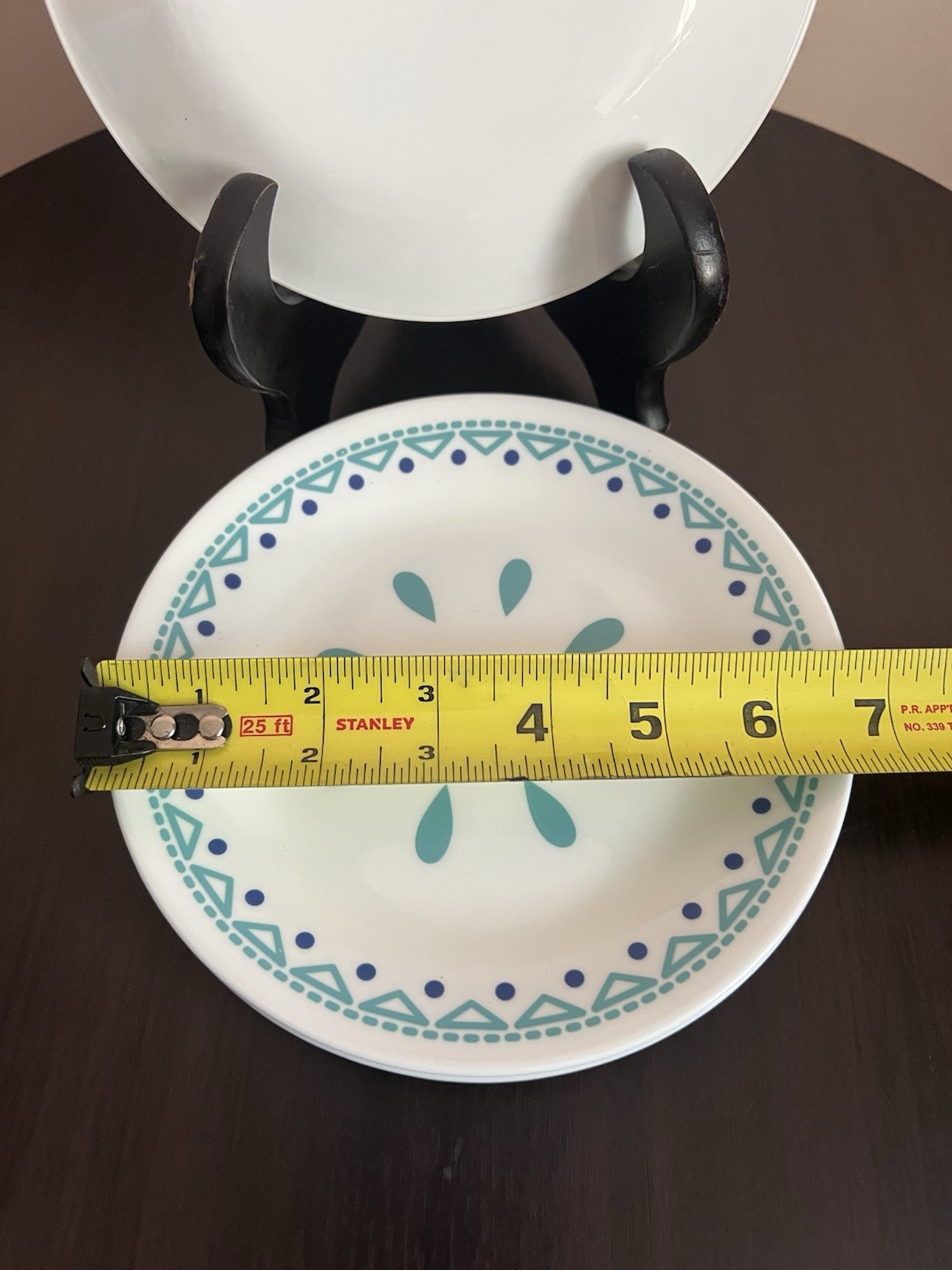 Corelle Santorini Appetizer Plates 6.5 Inches Set of 4 New - photo 3