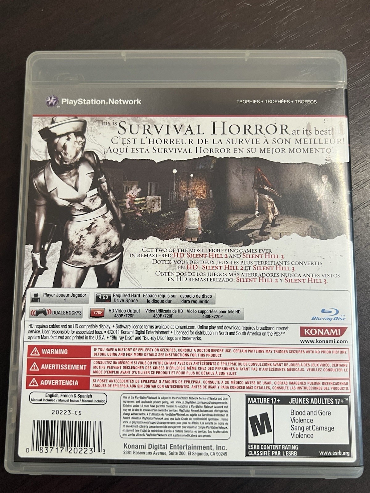 Silent Hill HD Collection - PlayStation 3 / PS3 Tested Working - photo 2